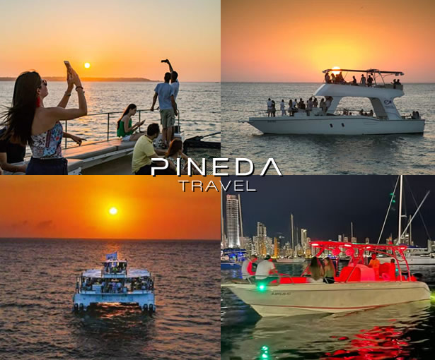 Planes para disfrutar los atardeceres en Cartagena de indias en yate o catamarán.